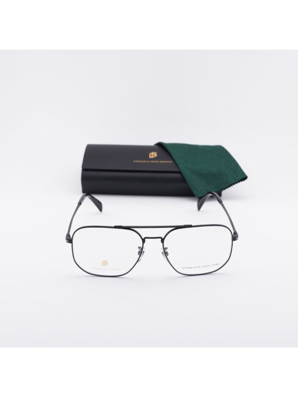 David Beckham DB 1096 0003 00 Aviator Eyeglasses 57mm - Black - Picture 5 of 9